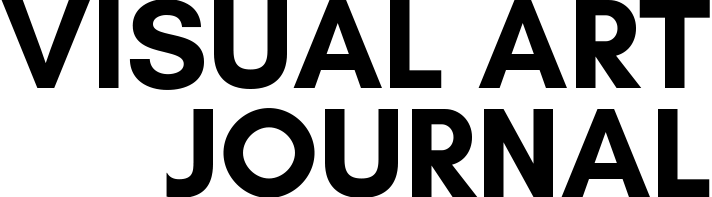 Text logo for Visual Art Journal in bold uppercase letters.